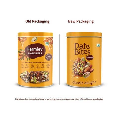 India shopping - Wholesale Dried/Dehydrated Fruit - Farmley Date Bites Dry Fruit Burfi (No Added Sugar) - 180 gms