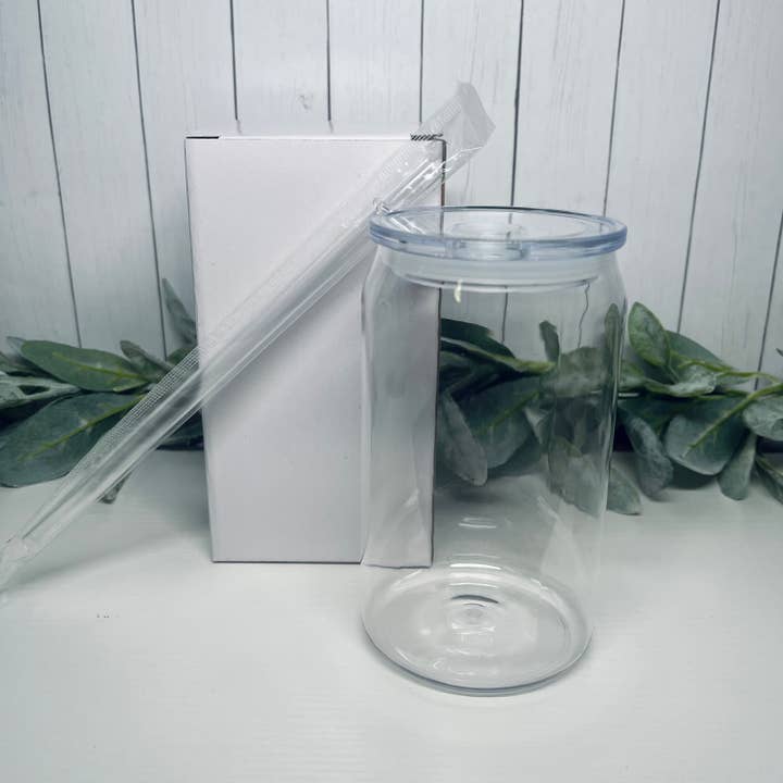Mint Print Shop & Co - Wholesale Drinking Glass/Cup - 16oz Plastic Can | Blank