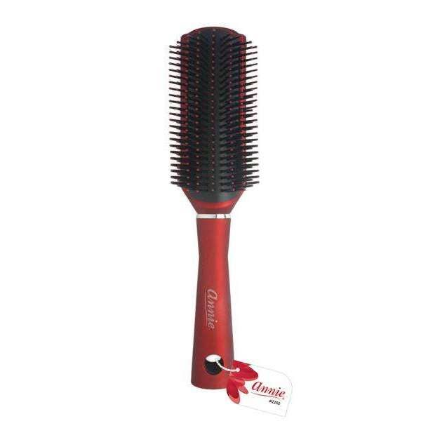 Annie Salon Rubber Cushion Brush Red for wholesale by Annie International, Inc.