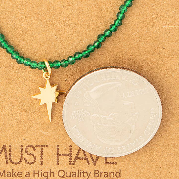 Fame Accessories - Vente Colliers à pendentif - Collier pendentif étoile polaire en perles
