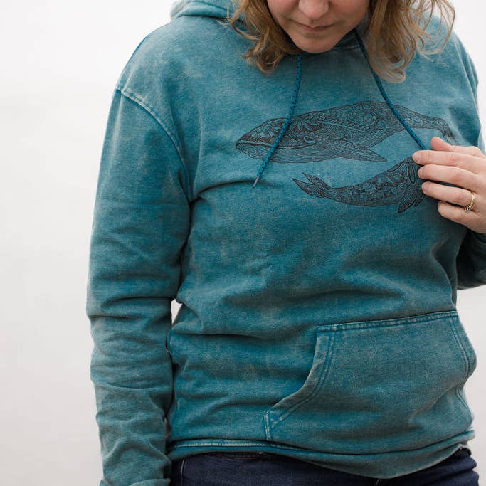 Hoodie / Sweatshirt / Whale Hoodie for wholesale by Edgy Moose Designs