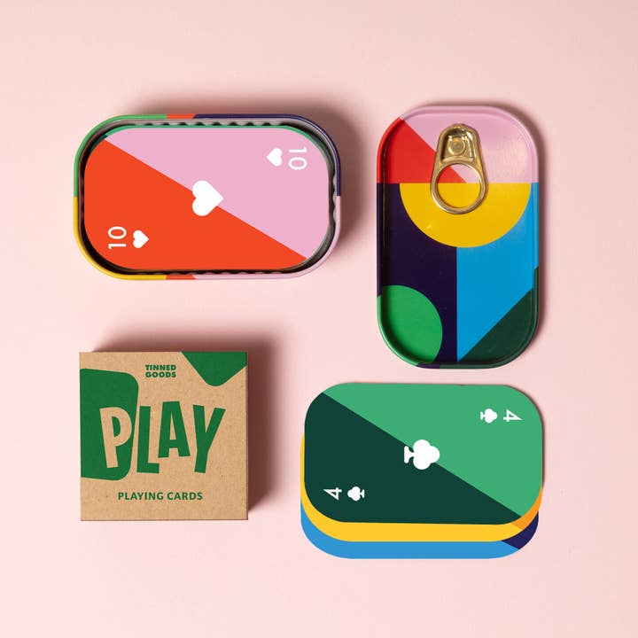 Block Design - Wholesale Playing Cards - Tinned Goods - Playing Cards