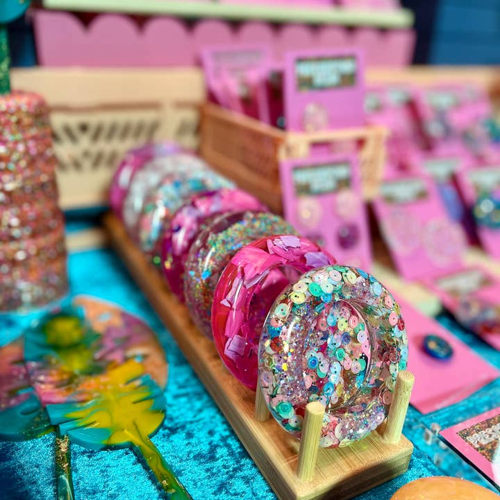 Prescription Resin - Wholesale Jewelry Dish - RESIN ROUND TRINKET BOWL | x 6 MIXED ASSORTMENT3