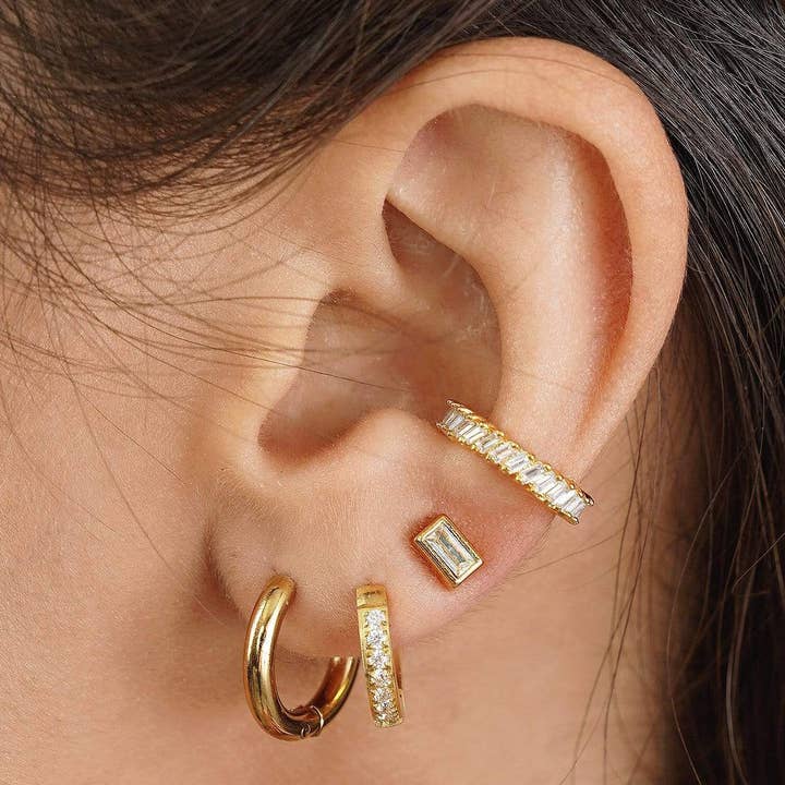 Ellie Vail Jewelry - Wholesale Huggie Earrings - Ellie Vail - Tinsley Huggie Earring
