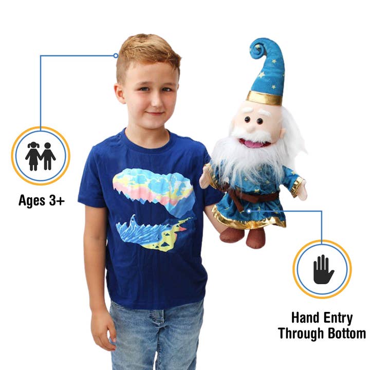 Silly Puppets - Wholesale Puppet - Kids & Baby - Silly Puppets Wizard Puppet (14")1