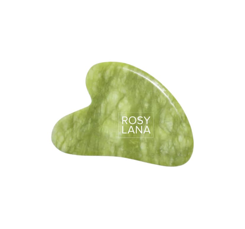 Rosy Lana - Wholesale Gua Sha Tool - Green Jade Gua Sha