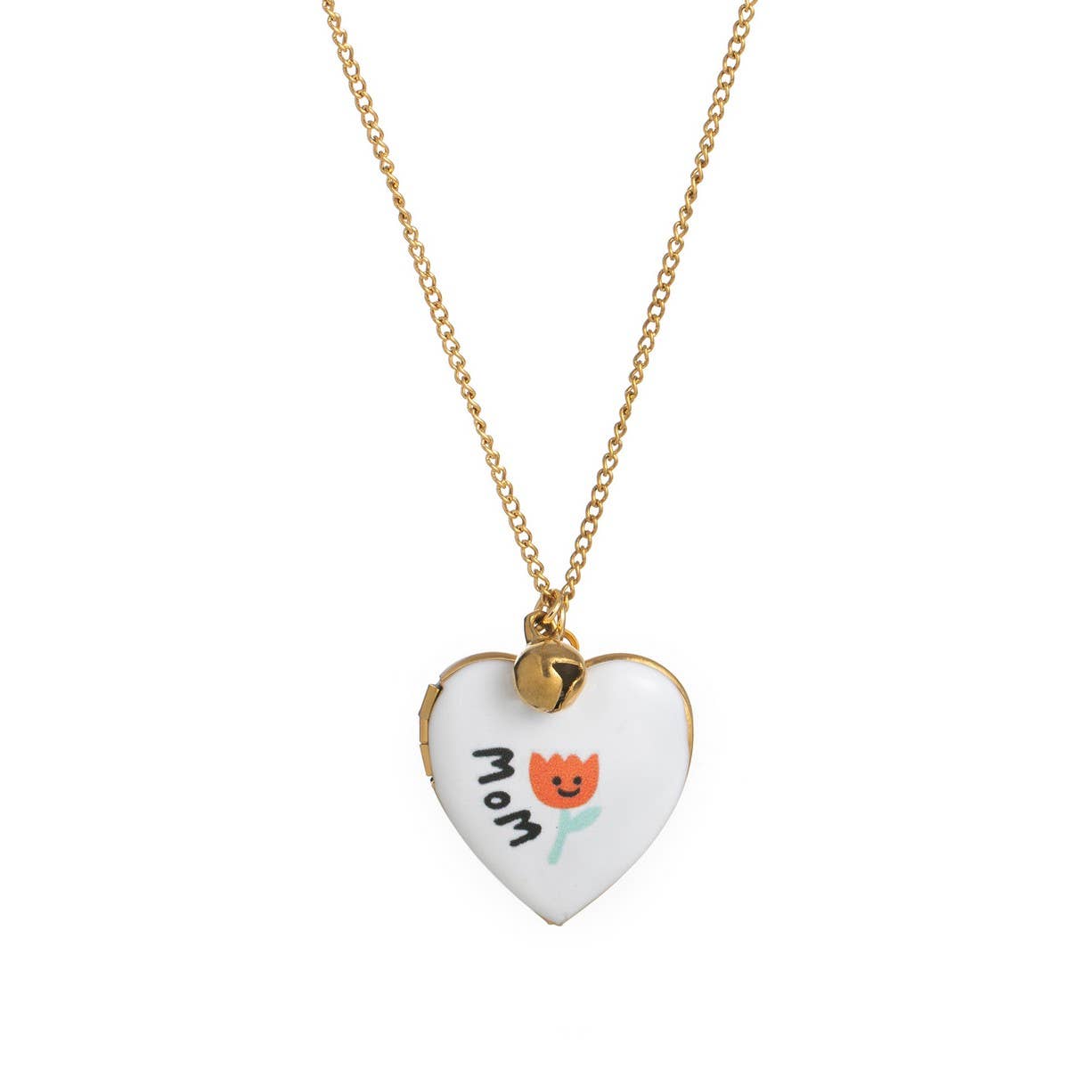 ACCITY - Wholesale Pendant/Charm Necklace - Heart Locket Oval Photo Necklace Gold Plated_CWMM39193