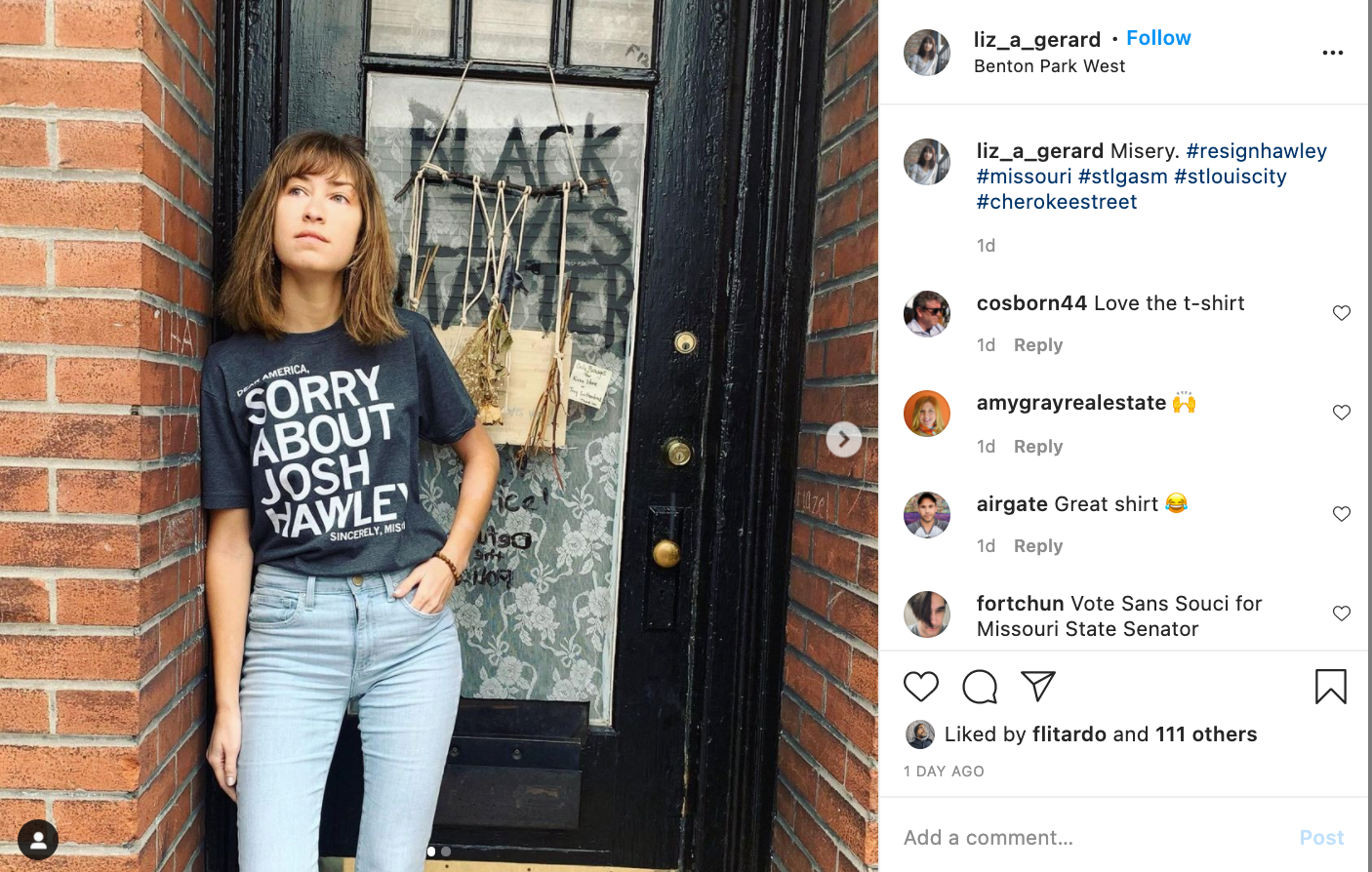 RAYGUN - Vente T-shirt sérigraphié – unisexe - Désolé pour Josh Hawley10