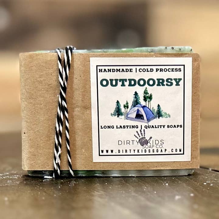 OUTDOORSY BAR SOAP / COLD PROCESS / MOISTURIZING for wholesale by dkhandmade