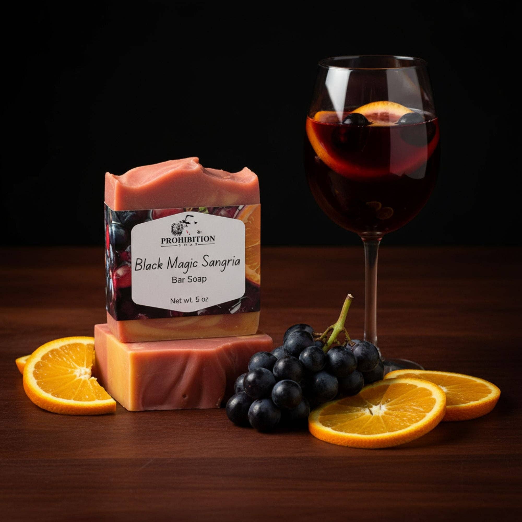 Prohibition Soap - Wholesale Bar Soap - Black Magic Sangria3
