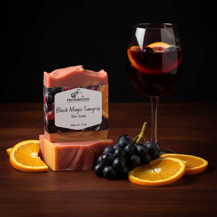Prohibition Soap - Wholesale Bar Soap - Black Magic Sangria3