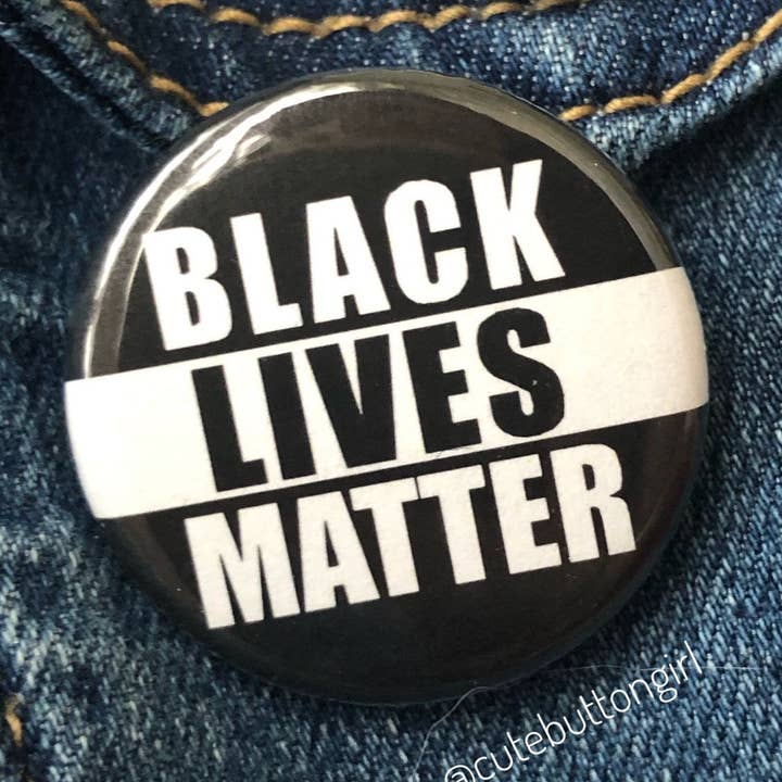 1.25in & 2.25in No to Racism! for wholesale by Cute as a Button Girl