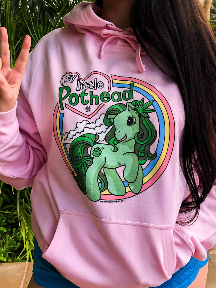 Moletom com capuz Stoney Pony por atacado de Cabin 7 Originals