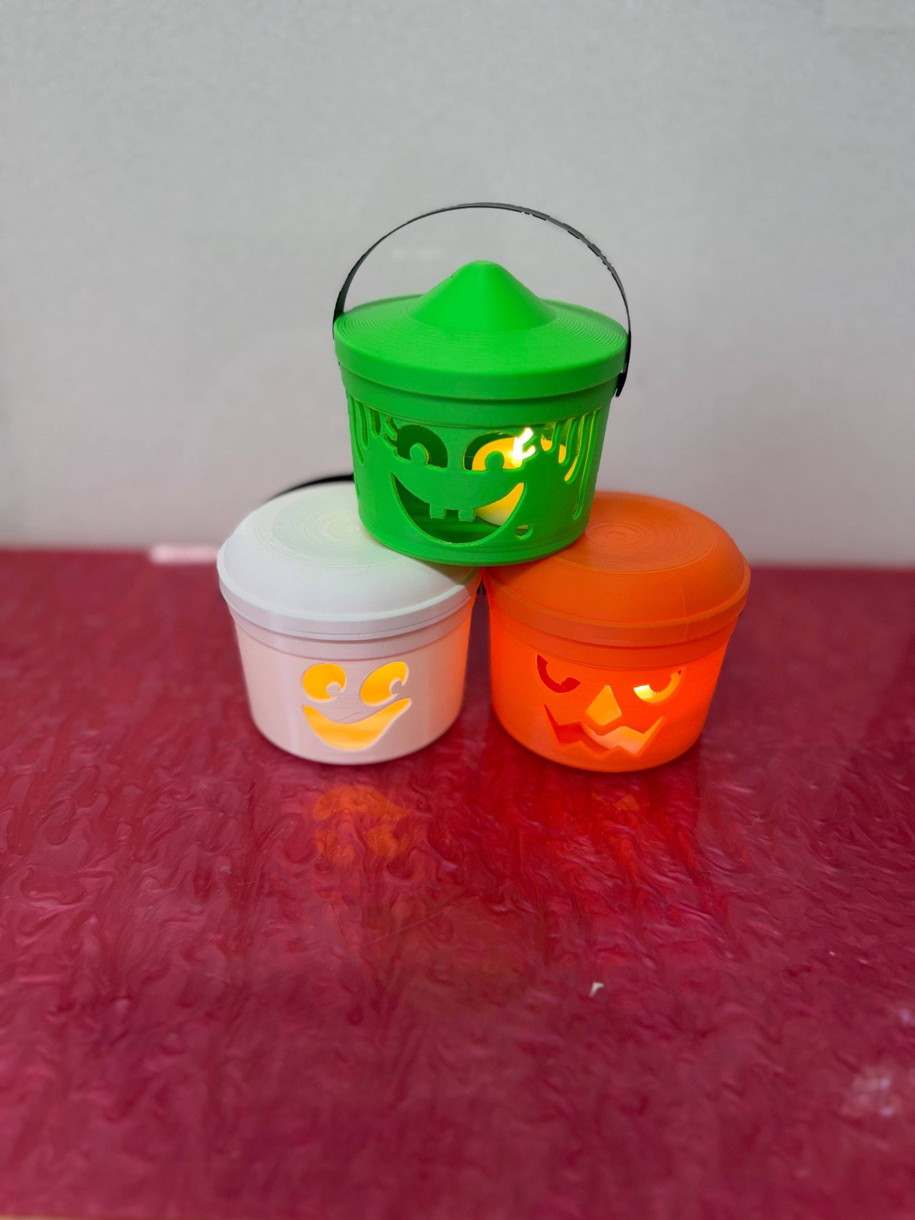 Eastbrook Trading - Vente Bougeoirs - Lumières Boo Bucket (bougie chauffe-plat LED incluse)1