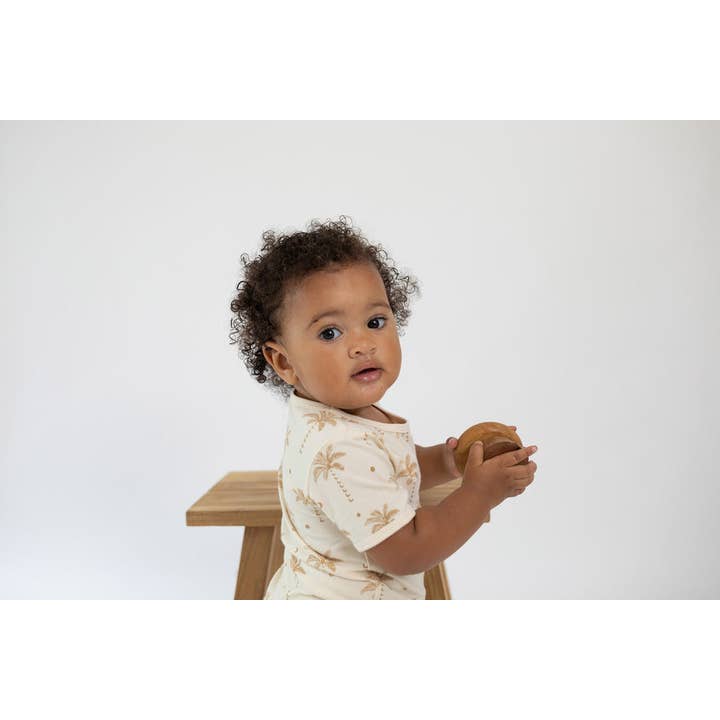 Bam Loves Boo - Wholesale Bodysuit (Non-Footed) - Baby - Oasis Moon Short Sleeved Onesie5