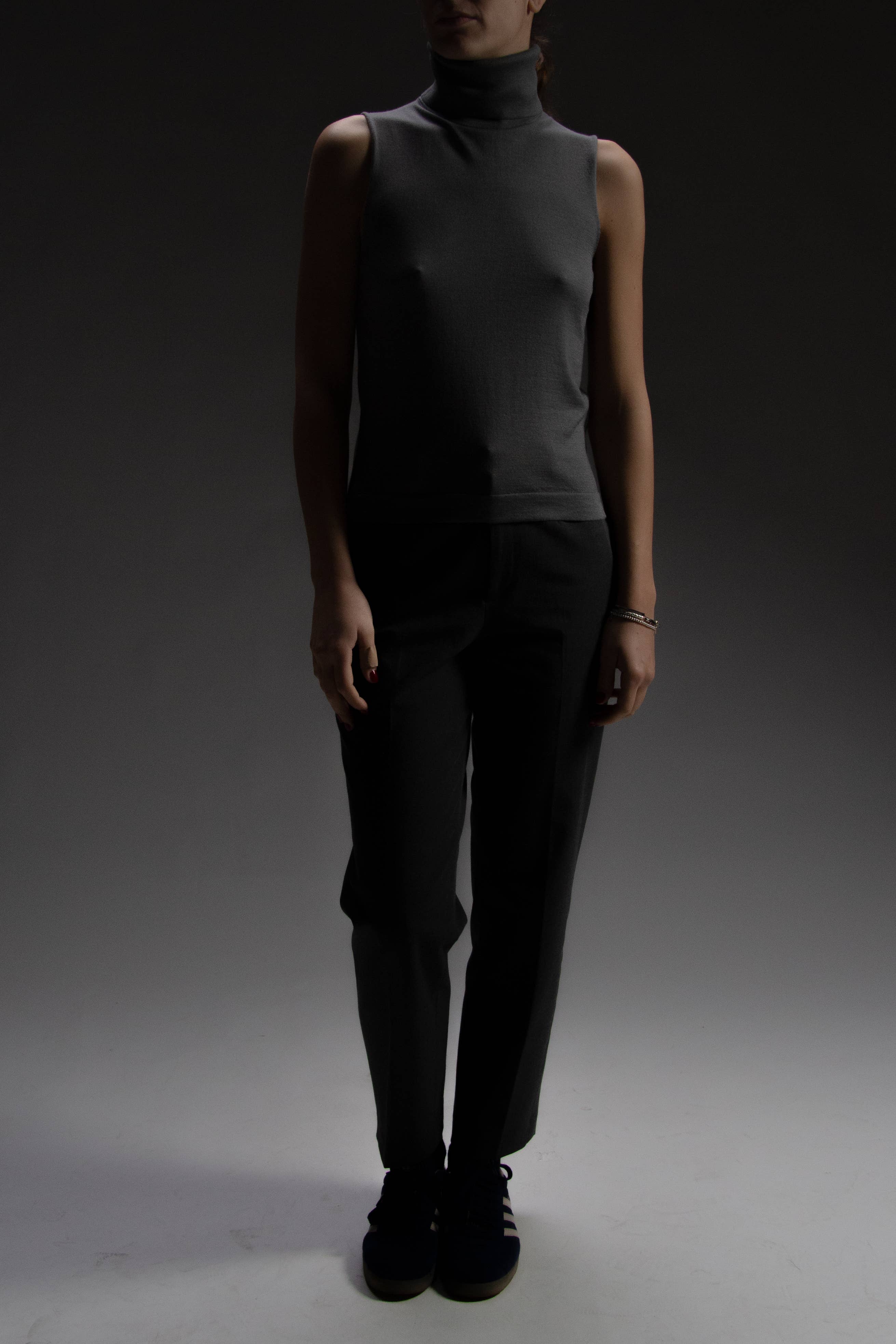 Lèmme - Wholesale Knit Sweater - Women's - Sleeveless turtleneck sweater in wool and silk12