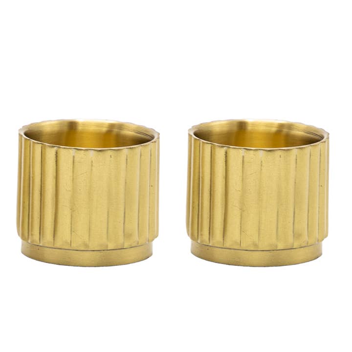 Brût Home and Glassware - Wholesale Egg Cup/Holder - Egg cups brass | set of 2 | Egg holders1