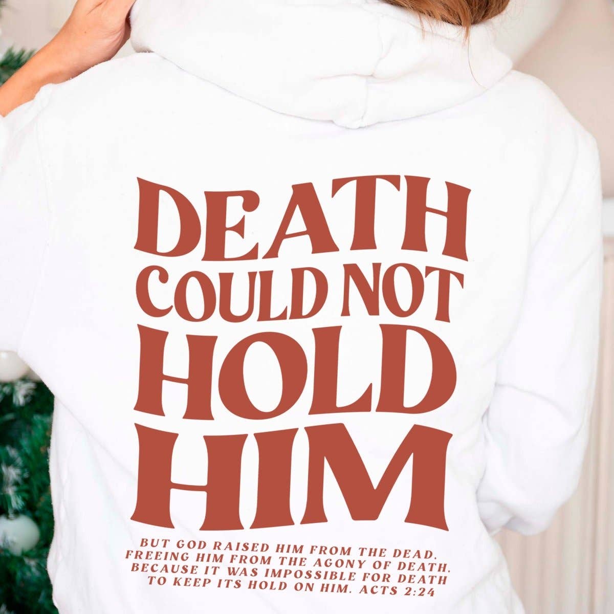 Limeberry Designs - Venta al por mayor Sudadera con capucha - Mujer - Sudadera con capucha Death Could Not Hold Him Faith0