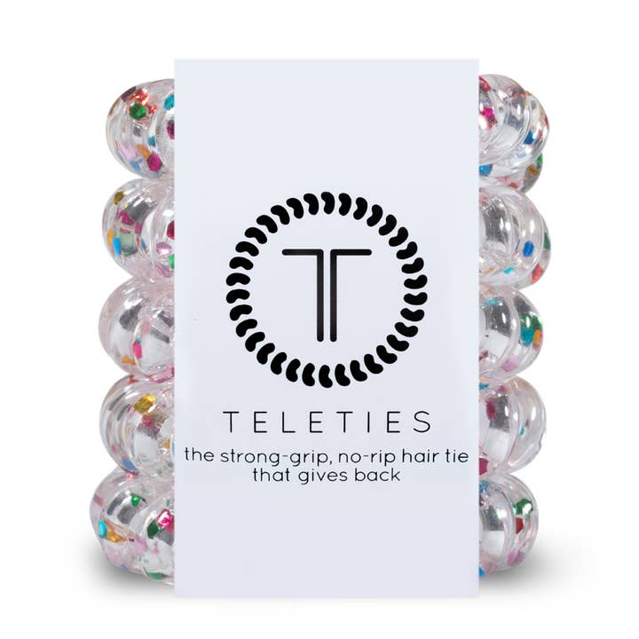 Spiral Hair Coils | Tiny | Party People Hair Ties for wholesale by TELETIES