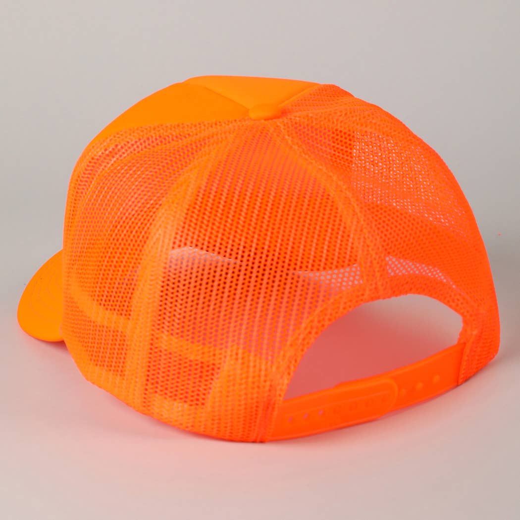 Fashion City - Wholesale Trucker Hat - Unisex - Out of Office Glitter Letter Logo Foam Trucker Hat15