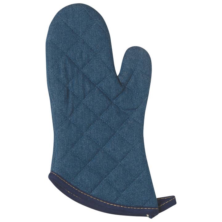 Now Designs by Danica - Wholesale Oven Mitt/Pot Holder - Superior Denim Stone Wash Oven Mitt