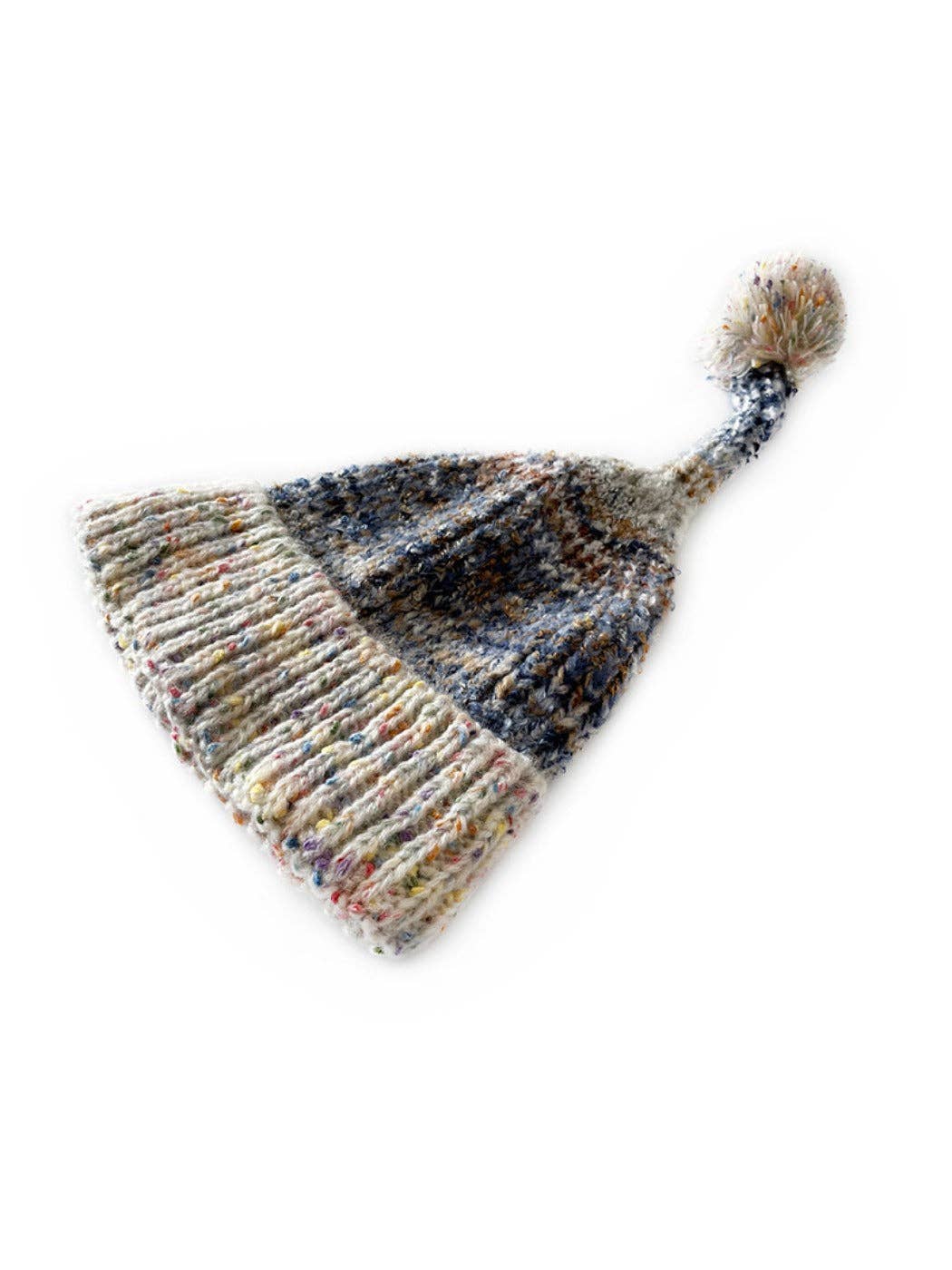 Funkyrel® Atzbranding Limited - Venta al por mayor Gorro de lana - Mujer - Haila - Gorro de Punto Vintage Colorido y Cálido con Borla2