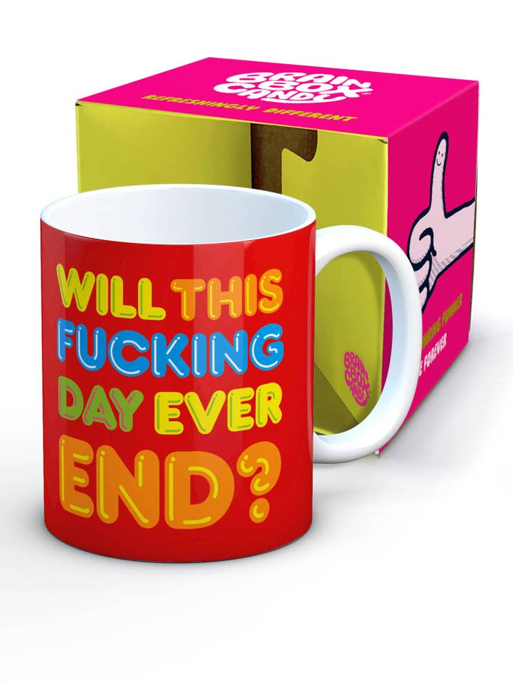 Funny Mug Day Ever End for wholesale by Brainbox Candy