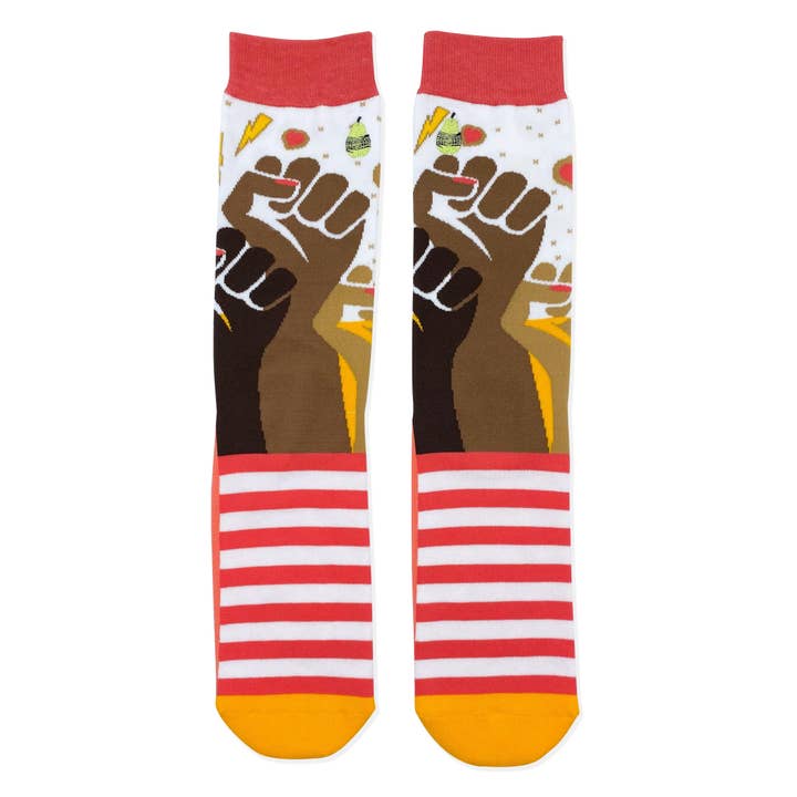Woven Pear - Wholesale Socks - Unisex - Crew Socks, The Future Is Female