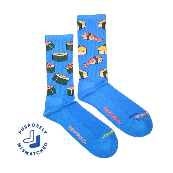Friday Sock Co. - Wholesale Socks - Men's - Men's Sushi Day Athletic Socks