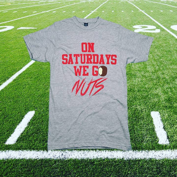 SATURDAYS WE GO NUTS TEE for wholesale by Ohio TRUE