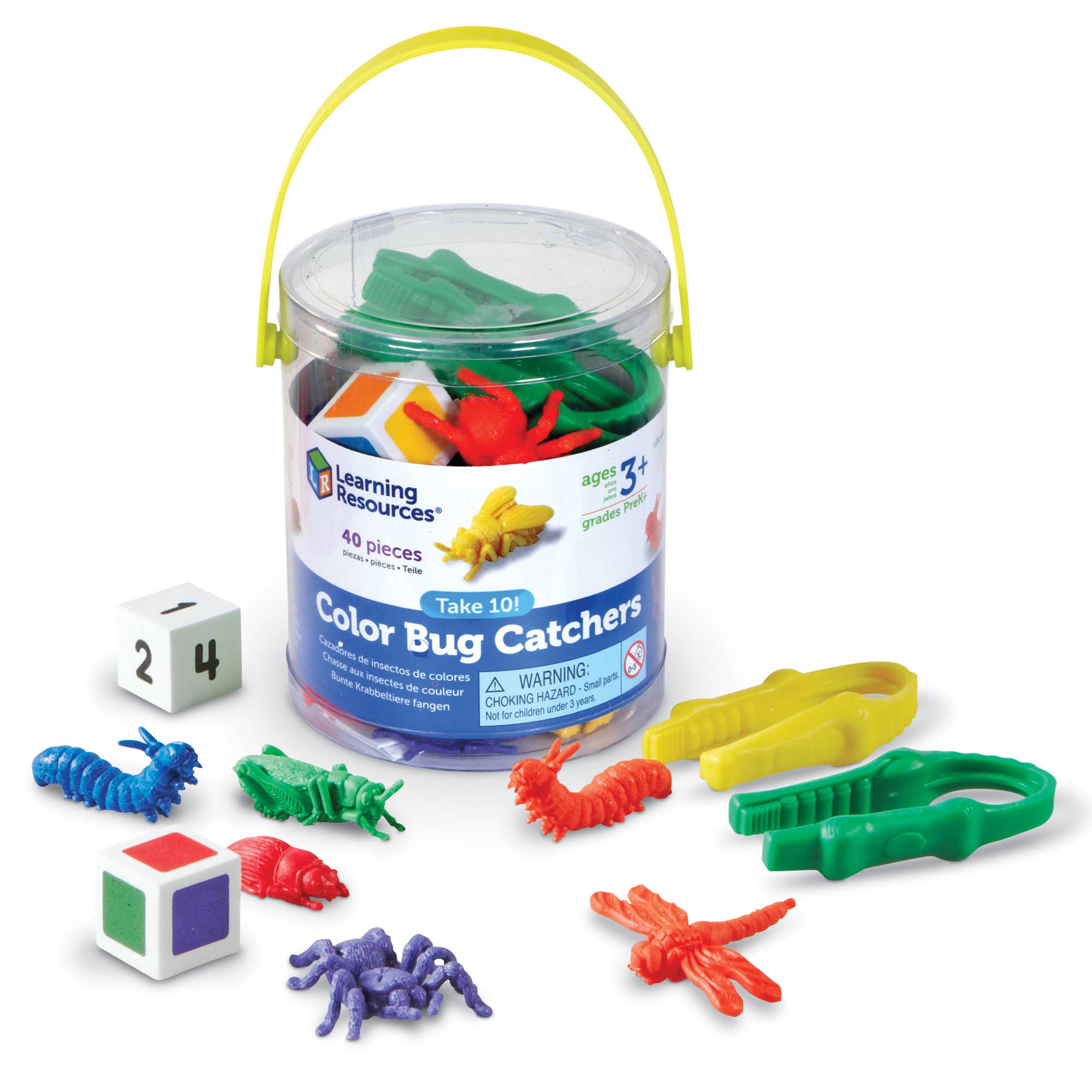Learning Resources - Wholesale Toy Set - Kids - Take 10! Color Bug Catchers0