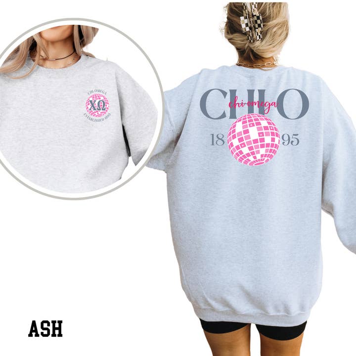 Kite and Crest - Wholesale Graphic Sweatshirt - Women's - Disco Sorority Sweatshirt8