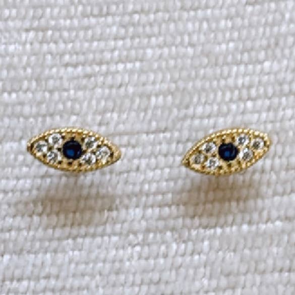 Goujons mauvais yeux pour la vente par Tahana Designs