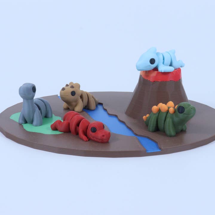 3D Printed Animals – Adventure Minis Dinosaur Bundle for wholesale by MrSpinner