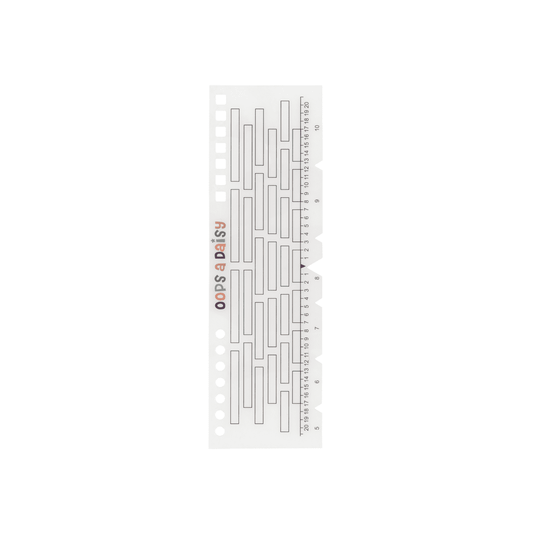 Oops a Daisy UK Ltd – wholesale Stencil/craft die – Universal Journal Grid Ruler - Spaces3