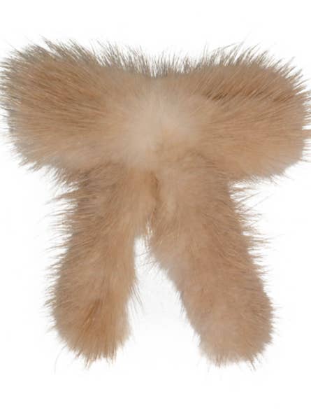 Mink Bow Clip Tan för wholesale av Bow&Teke