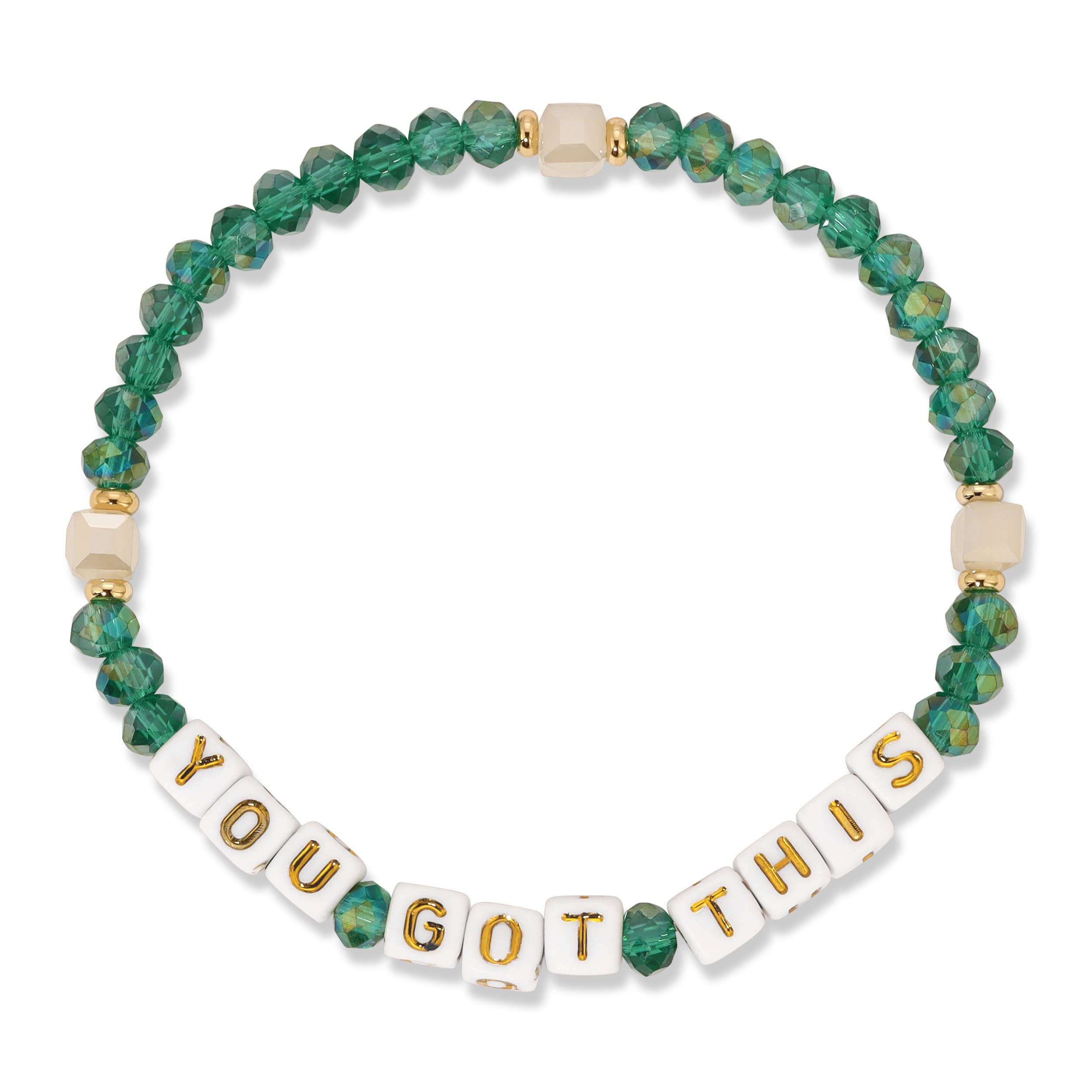 My Fun Colors - Wholesale Beaded Bracelet - Kids - Kids Colorful Words Beaded Stretch Bracelets | 12 Styles!12