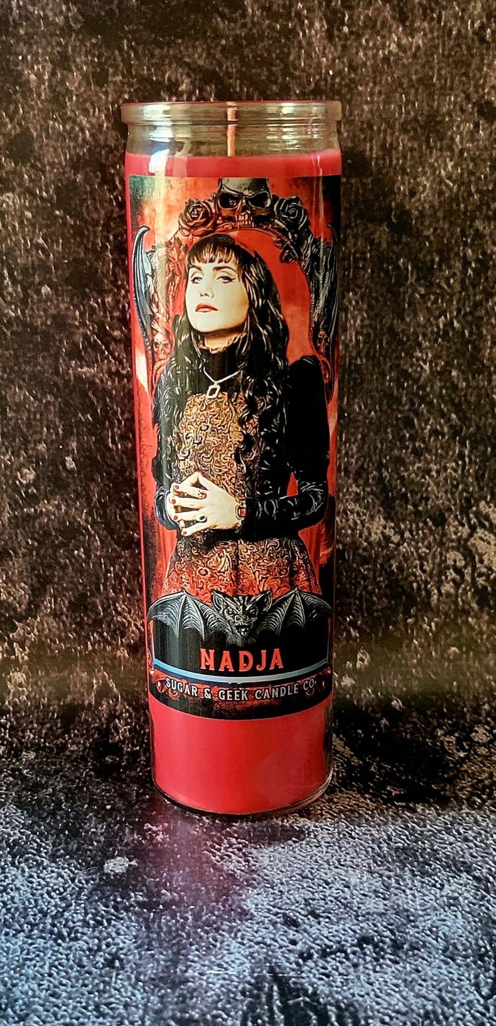 Sugar & Geek Candle Co. - Wholesale Votive Candle - What we do in the shadows - Altar candle - Scented- Nadja1