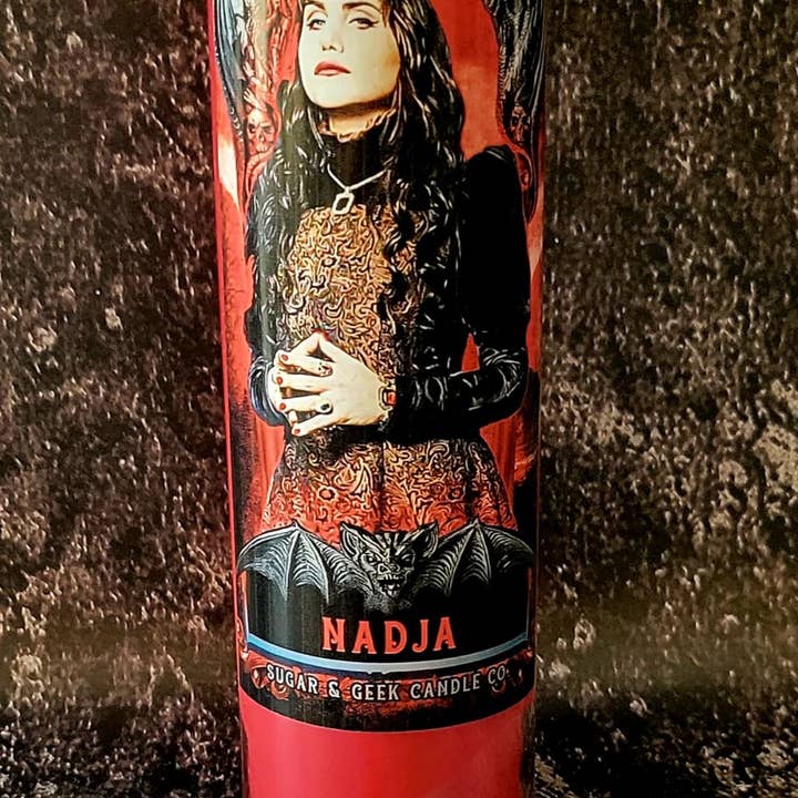 Sugar & Geek Candle Co. - Wholesale Votive Candle - What we do in the shadows - Altar candle - Scented- Nadja1