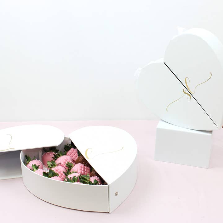 Elegant Design Supply - Wholesale Gift box - Sweet Love Heart Flower Gift Box - Various Colors - For preserved / Eternal Roses / Gift / Chocolate Strawberry Arrangements3