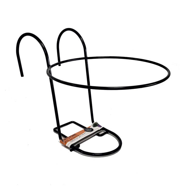 Sort metal Artstone Amy balkon bøjler til urtepotter for engroshandel hos NHP International