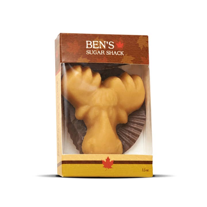 Ben's Sugar Shack - Wholesale Hard Candy - 1.5 Oz. Moose Ben’s Box