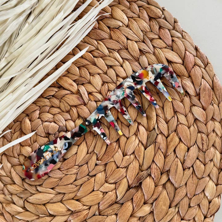 Love Attack - Wholesale Hair brush/comb - Cellulose Acetate Ultra Wide Tooth Hair Combs5