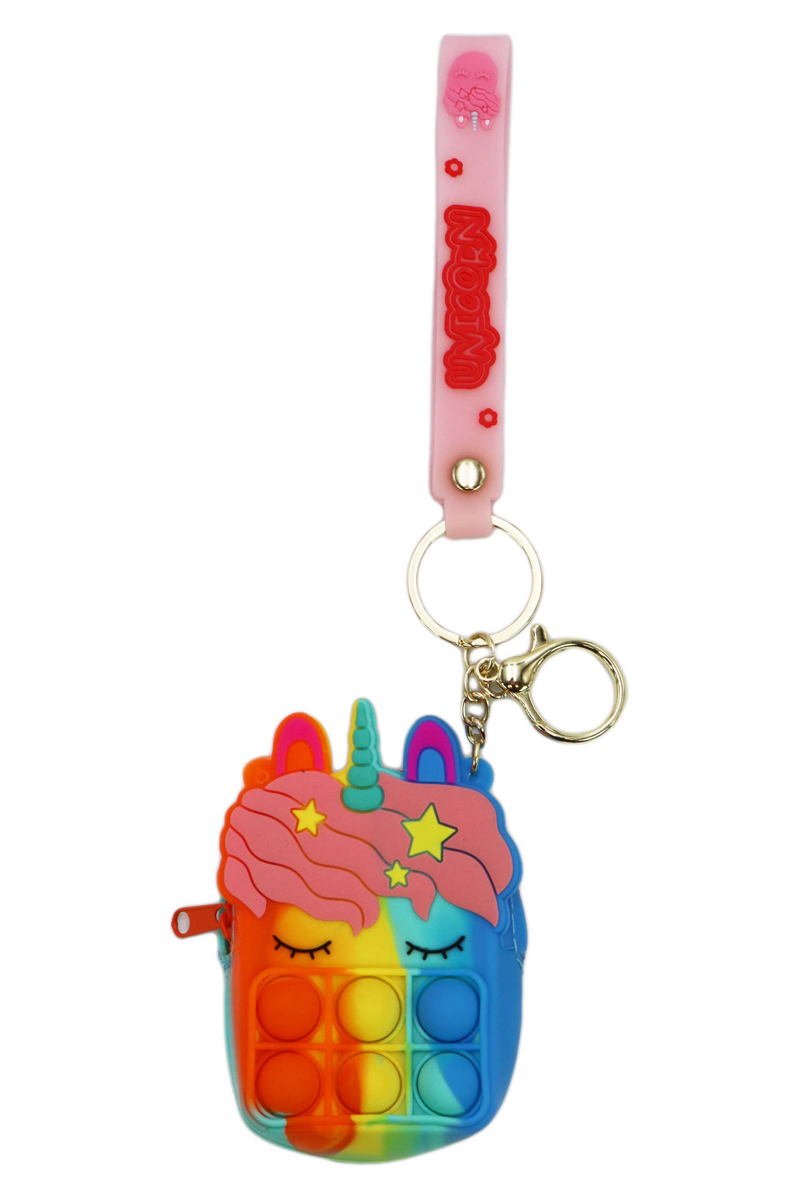 Cap Zone - Wholesale Coin Purse - Kids - Cubic Dreaming Unicorn Bubble Pop Coin Bag2