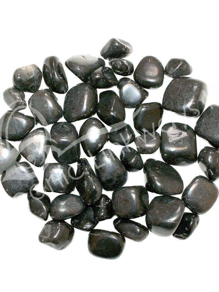 TUMBLED STONES - SHUNGITE 20-30 MM (KG) for wholesale by Oceanic Linkways Inc