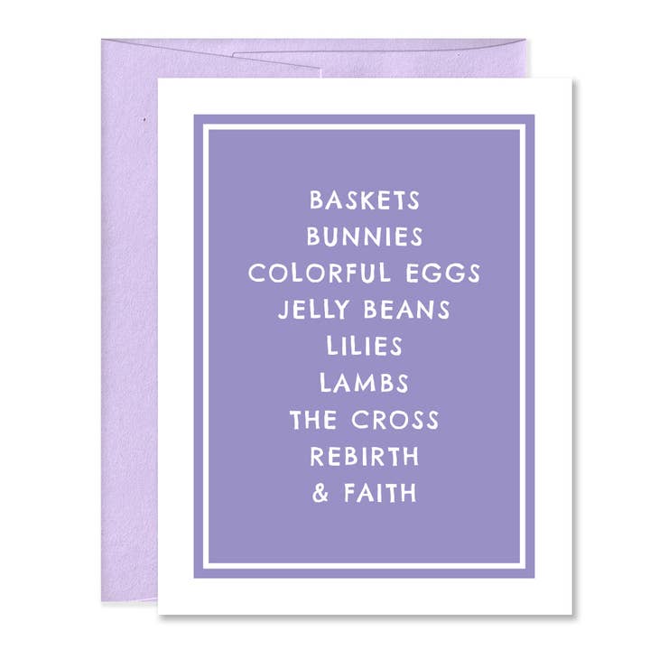Sweet Easter Traditions Happy Easter Greeting Card - Spring for wholesale by Jones Street Press