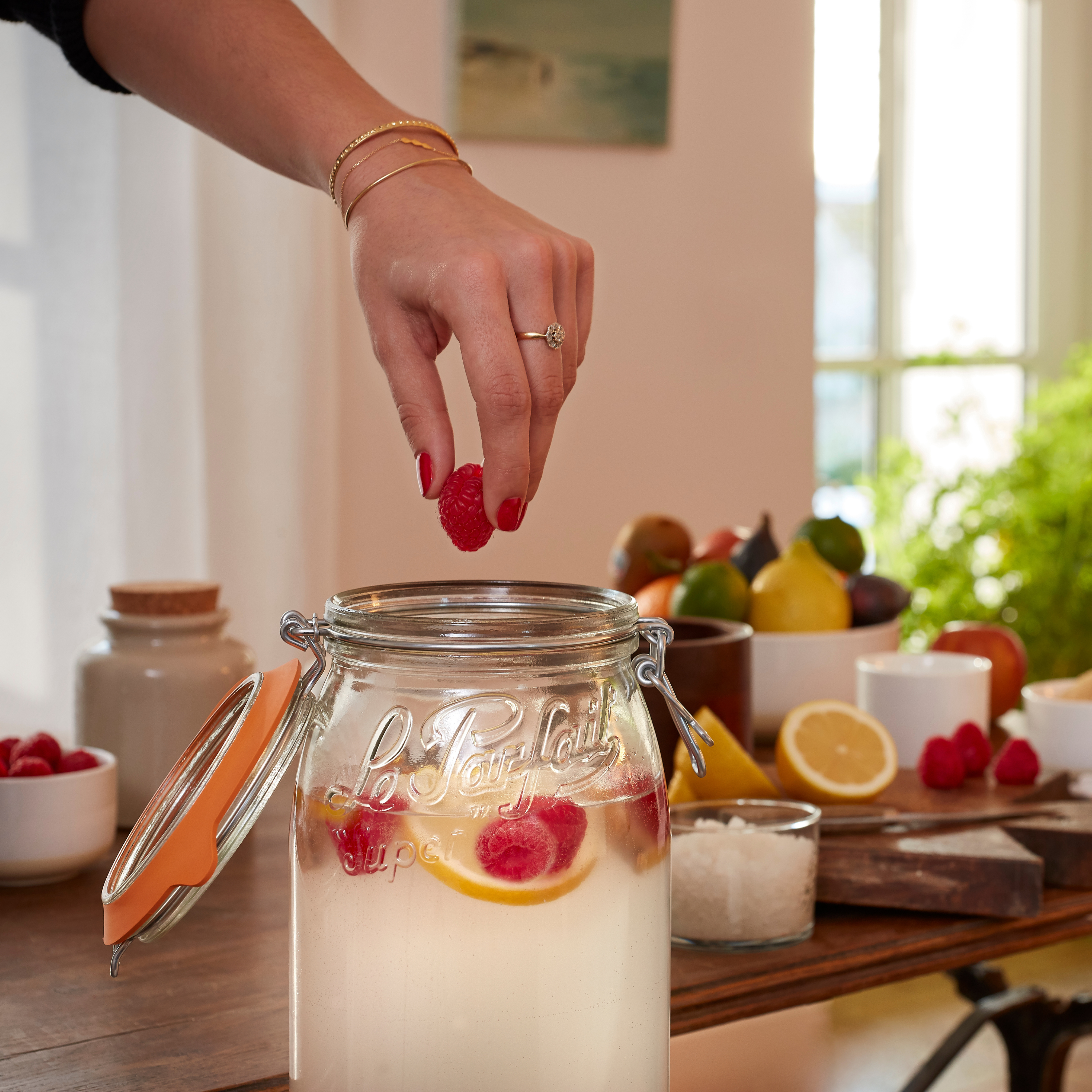 Le Parfait - Wholesale Jar - 3L Rounded French Glass Storage Jar W Airtight Rubber Seal2