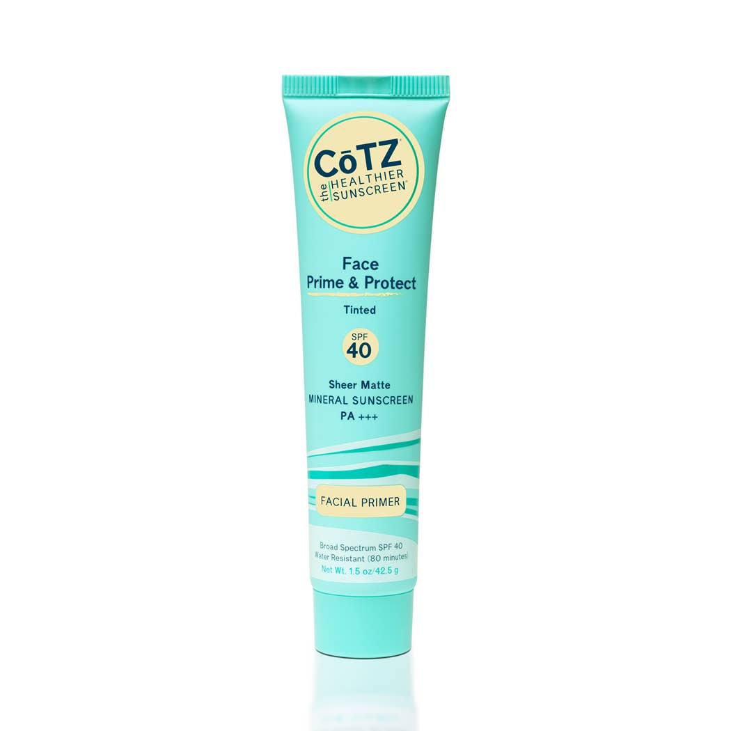 CoTZ The Healthier Sunscreen - Wholesale Sunscreen - Face Prime & Protect Tinted SPF 40