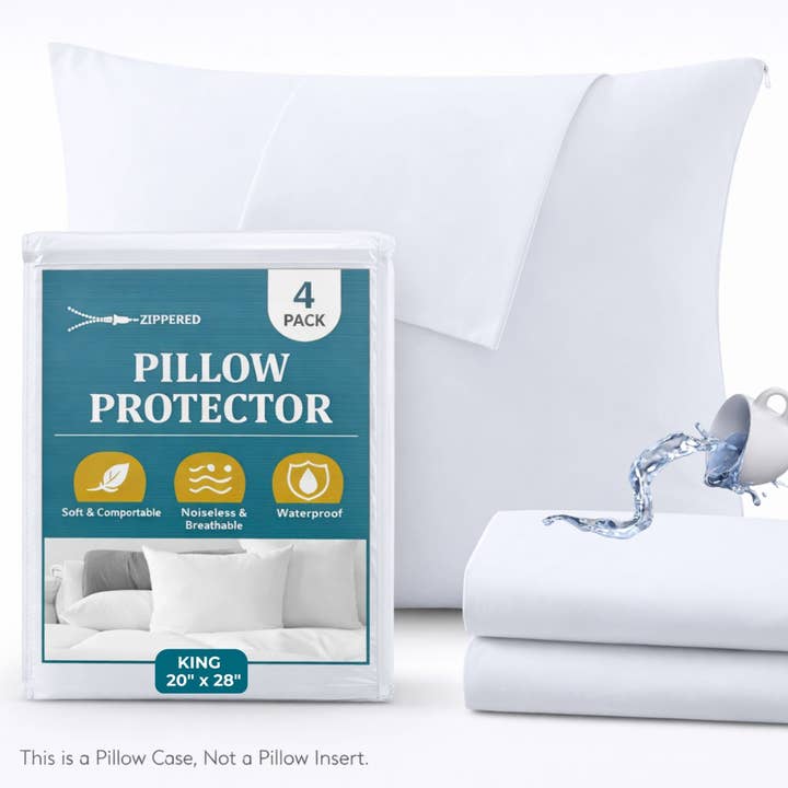 Fundas de almohada de microfibra impermeables de lujo para venta al por mayor de Cottonpassion_US