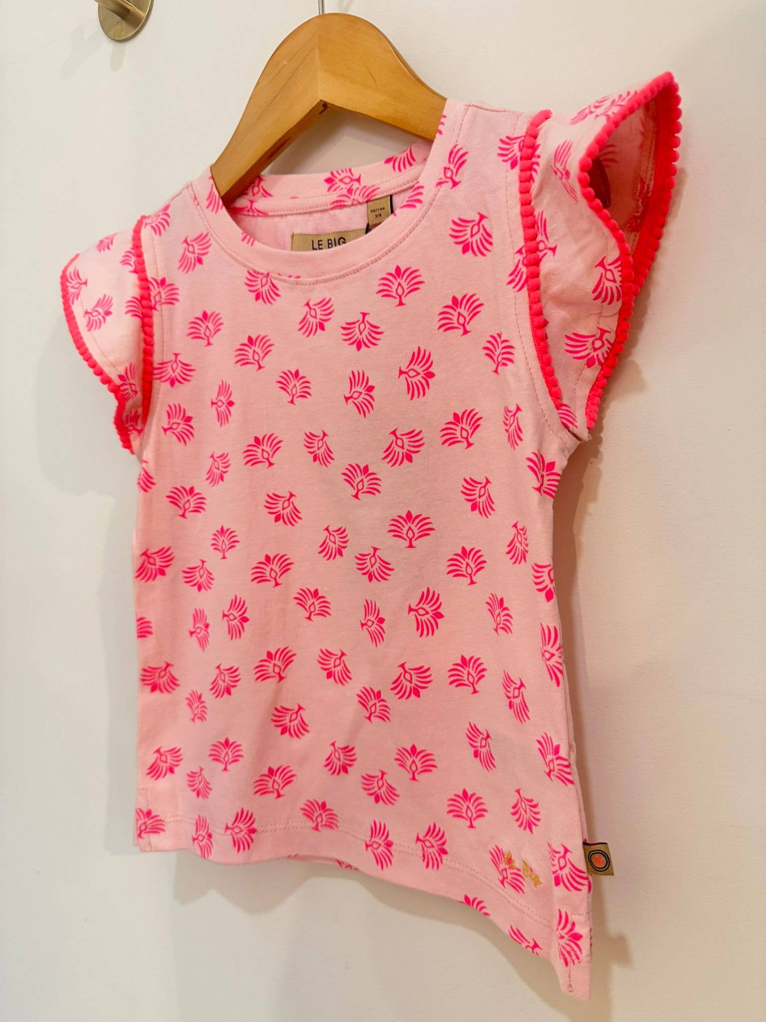 LE BIG - Venta al por mayor Camiseta - Niños - Camiseta Dakota m/c - Rosa Empolvado1